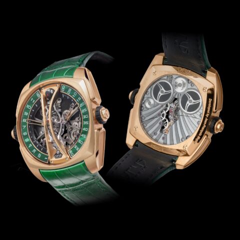 Cyrus Klepcys Vertical Skeleton Tourbillon Malachite