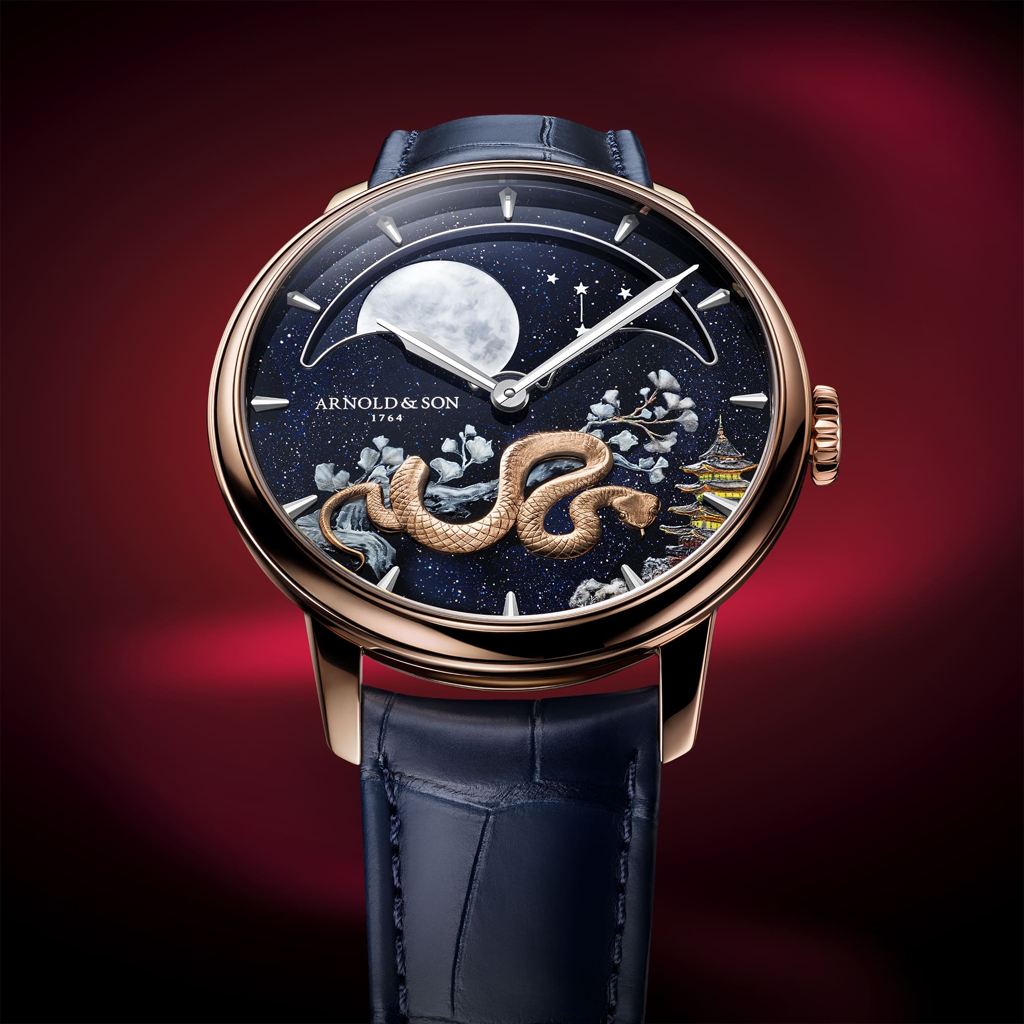 Montre Arnold & Son Perpetual Moon 41.5 Year of the Snake